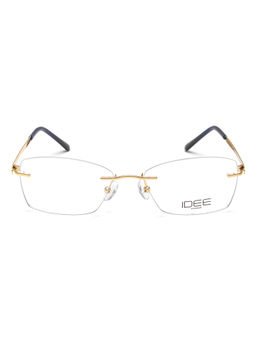 IDEE - Gold Rim Less Rectangular shaped eyewear for Women (ID1894C4FR) (51)