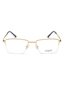 IDEE - Gold Half Rim Square shaped eyewear for Men (ID1895C5FR) (52)