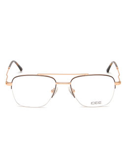 IDEE - Brown Half Rim Square shaped eyewear for Men (ID1975C2FR) (53)