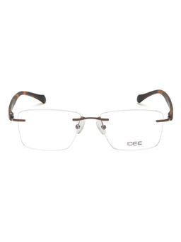 IDEE - Brown Rim Less Rectangular shaped eyewear for Men (ID1979C3FR) (53)