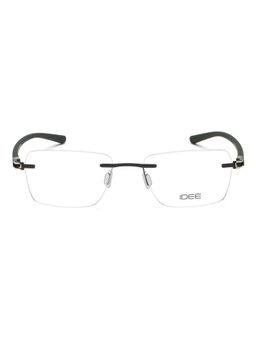 IDEE - Black Rim Less Rectangular shaped eyewear for Men (ID1981C7FR) (52)