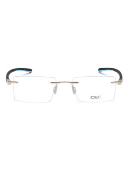 IDEE - Silver Rim Less Rectangular shaped eyewear for Men (ID1987C2FR) (52)