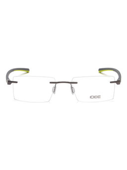 IDEE - Grey Rim Less Rectangular shaped eyewear for Men (ID1987C3FR) (52)
