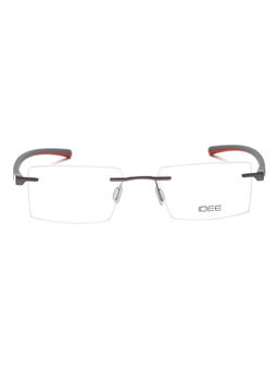 IDEE - Grey Rim Less Rectangular shaped eyewear for Men (ID1987C5FR) (52)