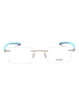 IDEE - Blue Rim Less Rectangular shaped eyewear for Men (ID1987C6FR) (52)