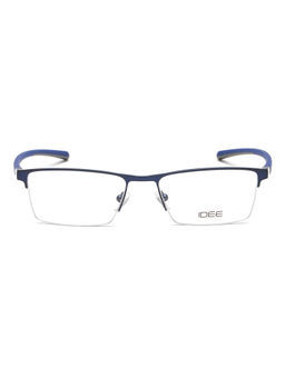 IDEE - Blue Half Rim Rectangular shaped eyewear for Men (ID1988C4FR) (52)