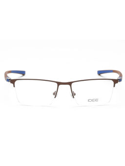 IDEE - Brown Half Rim Rectangular shaped eyewear for Men (ID1998C4FR) (52)