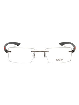 IDEE - Grey Rim Less Rectangular shaped eyewear for Unisex (ID2000C6FR) (52)