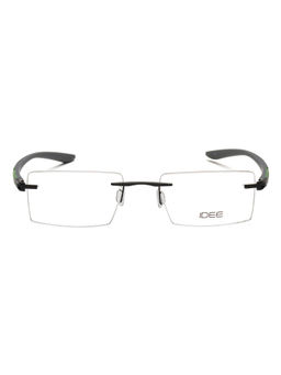 IDEE - Black Rim Less Rectangular shaped eyewear for Unisex (ID2000C7FR) (52)