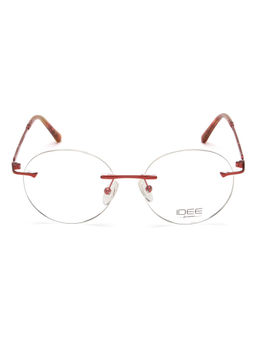 IDEE - Red Rim Less Oval shaped eyewear for Women (ID2044C4FR) (50)
