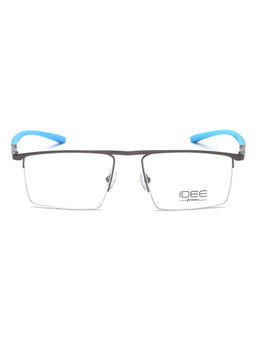 IDEE - Blue Half Rim Rectangular shaped eyewear for Men (ID2095C3FR) (52)
