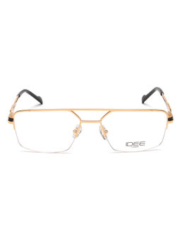 IDEE - Gold Half Rim Rectangular shaped eyewear for Men (ID2114C1FR) (54)