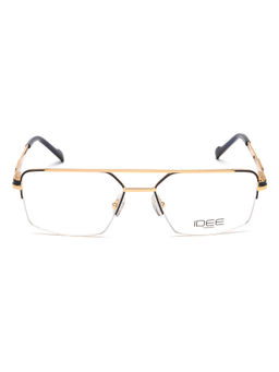 IDEE - Gold Half Rim Rectangular shaped eyewear for Men (ID2114C6FR) (54)