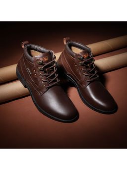 Red Chief - Brown Leather Casual Boots for Men
