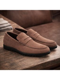 Ruosh - Otes Men Brown Suede Penny Loafers