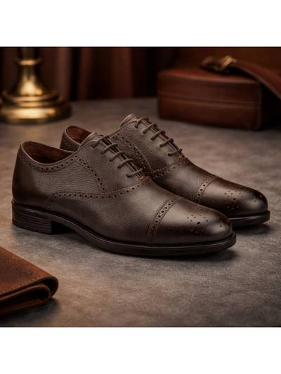 Midtown Men Brown Formal Brogues