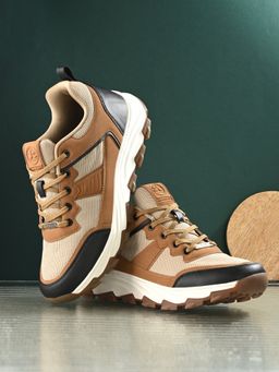Off Limits - Men Beige GRIND Trekking Shoes