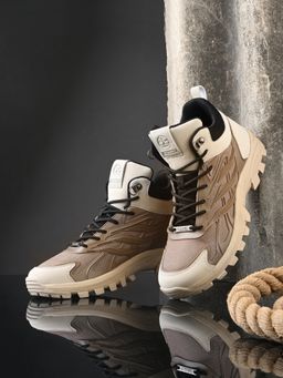 Off Limits - Men Beige RAFTAR Trekking Shoes