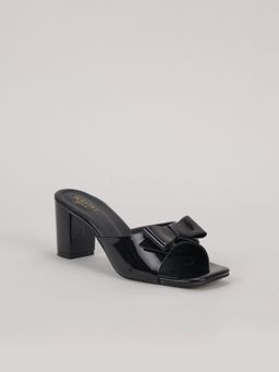 SCENTRA - Womens Black Block Heels