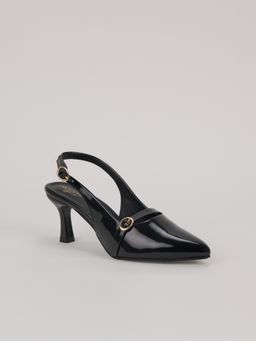 SCENTRA - Womens Black Kitten Heels