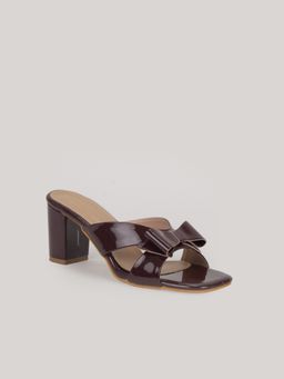 SCENTRA - Womens Maroon Block Heels