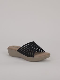 SCENTRA - Womens Black Sandals