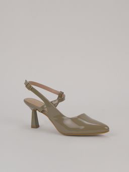 SCENTRA - Womens Green Kitten Heels