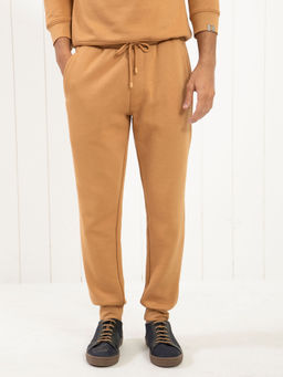 Rare Rabbit - Brighton Primary Mustard Heavyweight Solid Joggers