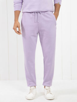 Rare Rabbit - Castle Bay Pastel Purple Heavyweight Solid Joggers