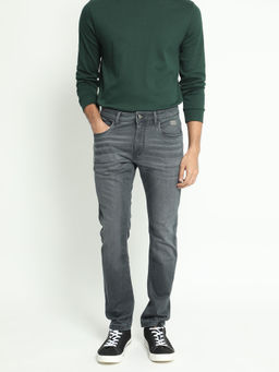 Rare Rabbit - Delft Dusky Grey Smart Mid Wash Denim Jeans