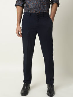 Rare Rabbit - Glade Dark Navy Ultra Light Weight Stretch Trouser