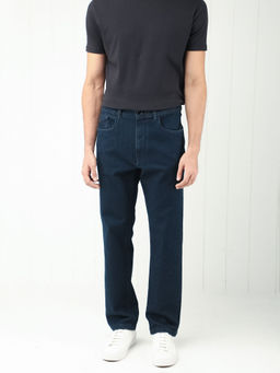 Rare Rabbit - Lyon Dark Navy Rised Dark Wash Jeans
