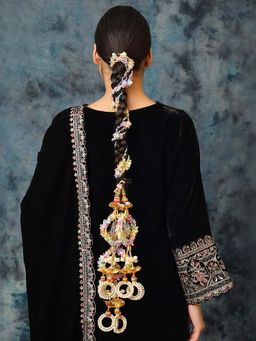 Ruby Raang Studio - Colourful Gota Pati Work Parandi