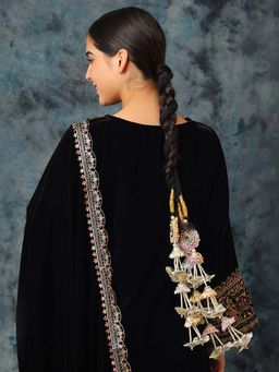 Ruby Raang Studio - Colourful Gota Pati Work Parandi