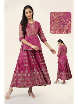 W - Pink Floral Dress