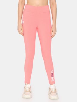 Zivame - Rosaline Zest Easy Movement Leggings - Conch Shell Pink