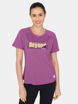 Zivame - Rosaline Easy Movement Relaxed Top - Wild Aster Purple