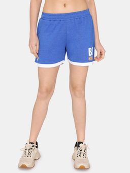 Zivame - Rosaline Easy Movement Shorts - Nautical Blue