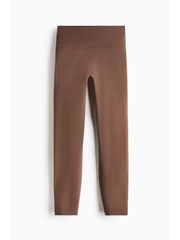 H&M - Women Brown Ankle-Length Sports Leggings With Softmove