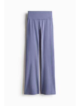 H&M - Women Blue Flared Yoga Leggings With Softmove