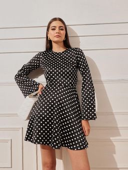 STREET 9 - Black Skater Dress