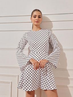 STREET 9 - White Skater Dress