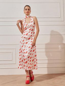 STREET 9 - White Scandy Scarf Dress