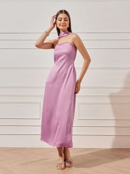 STREET 9 - Lavender Scandy Scarf Dress