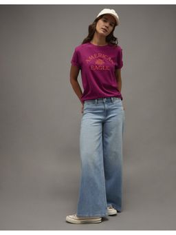 American Eagle - Purple Everyday Luxe T-Shirt