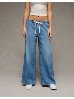 American Eagle - Dreamy Drape Strigid Low-Rise Ultra Wide-Leg Jeans