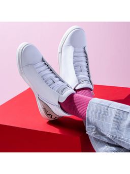 Saint G - Mens White Handcrafted Sneakers