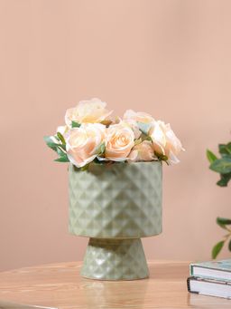 Nestasia - Textured Vase Sage Green