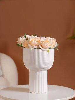 Nestasia - European Ceramic Flower Pot White