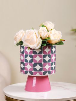 Nestasia - Bauhaus Ceramic Vase with Stand